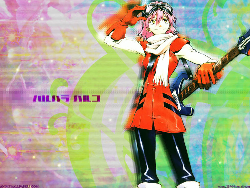 Pink-haired Anime Character — Red, Vibrant