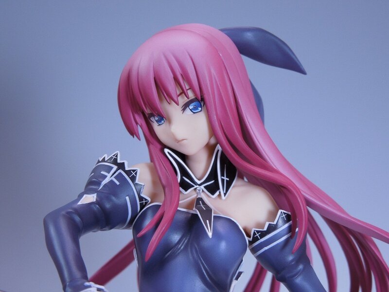 pink-haired anime figure