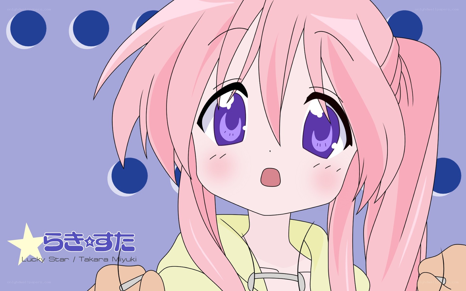 pink-haired anime girl