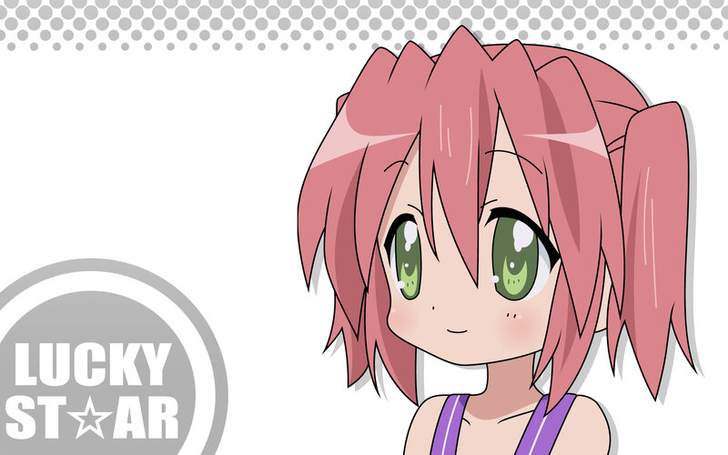 pink-haired anime girl
