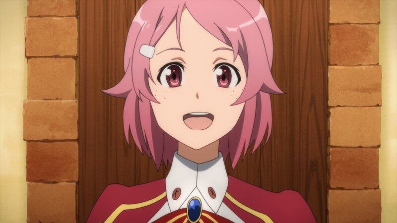 pink-haired anime girl