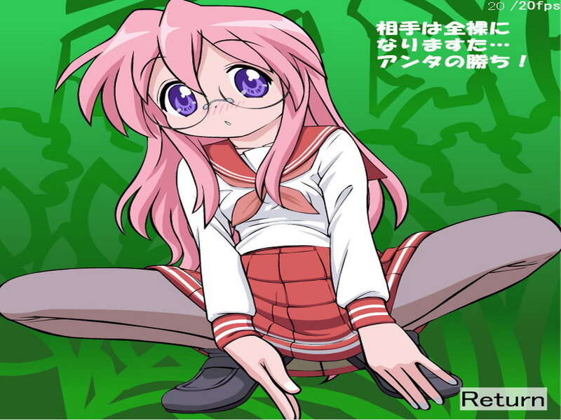 pink-haired anime girl in school uniform