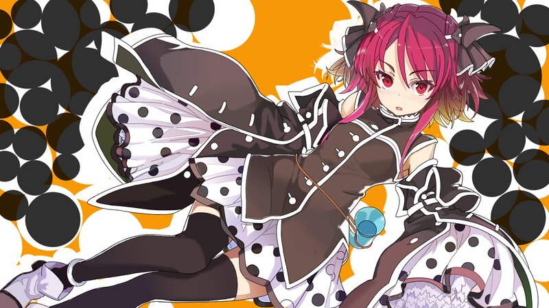 Pink-haired Anime Girl — Orange, Dynamic