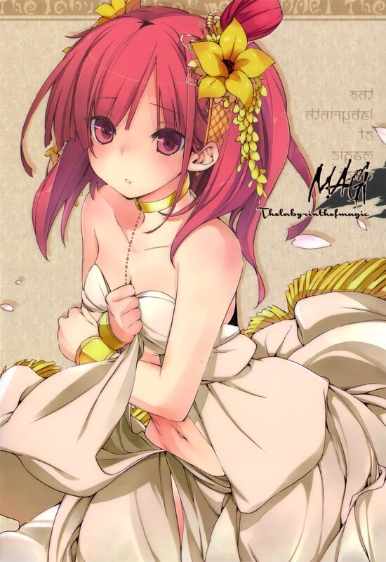 Pink-haired Anime Girl — Pink, Calm, Flower Crown