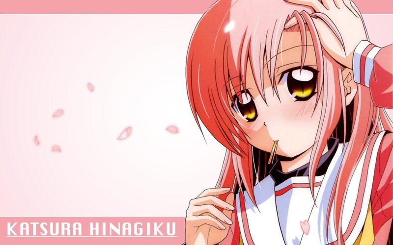 Pink-haired Anime Girl — Pink, Calm, Spring