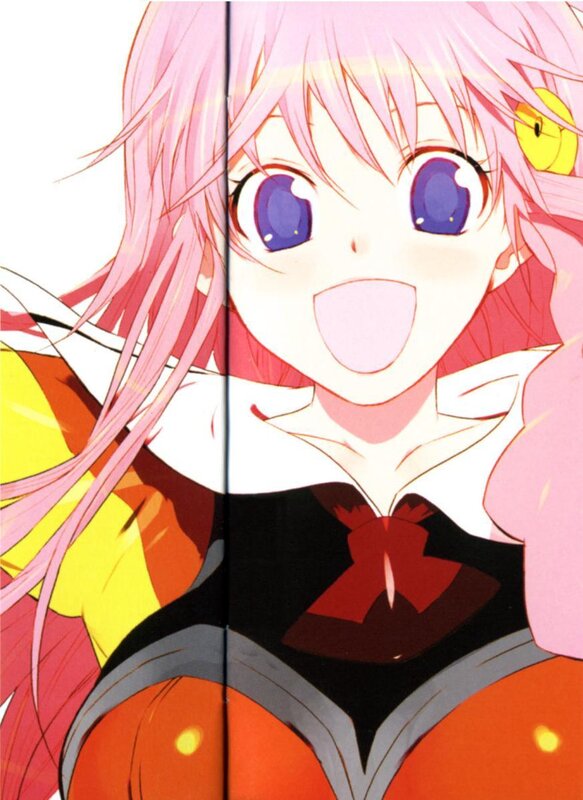 Pink-haired Anime Girl — Pink, Cheerful, Manga