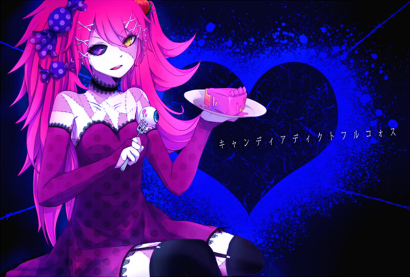 Pink-haired Anime Girl — Pink, Dark