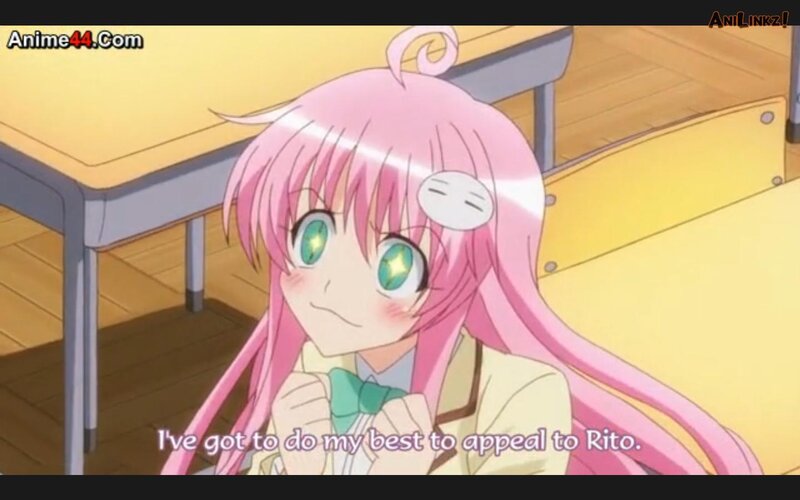 Pink-haired Anime Girl — Pink, Determined