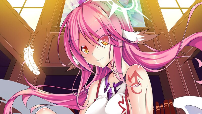 Pink-haired Anime Girl — Pink, Dramatic, Afternoon, Feather