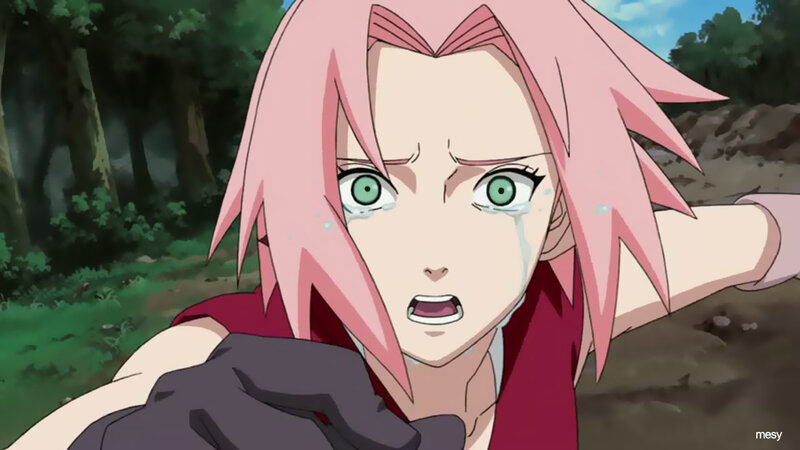 Pink-haired Anime Girl — Pink, Dramatic, Afternoon, Tears