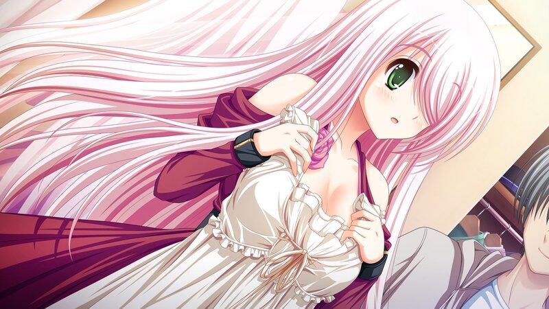 Pink-haired Anime Girl — Pink, Dramatic, Anime Character
