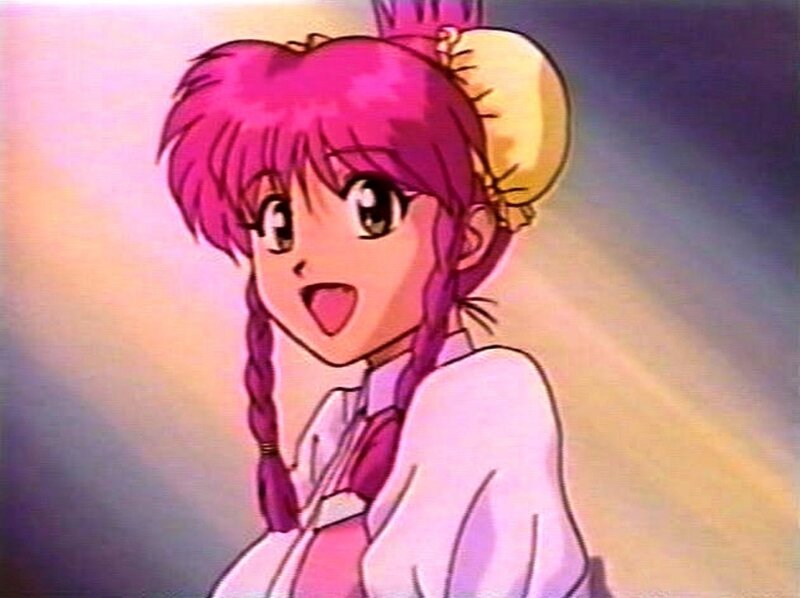 Pink-haired Anime Girl — Pink, Dramatic, Braids