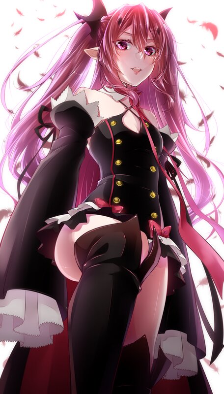 Pink-haired Anime Girl — Pink, Dramatic, Cat Ears, Long Hair