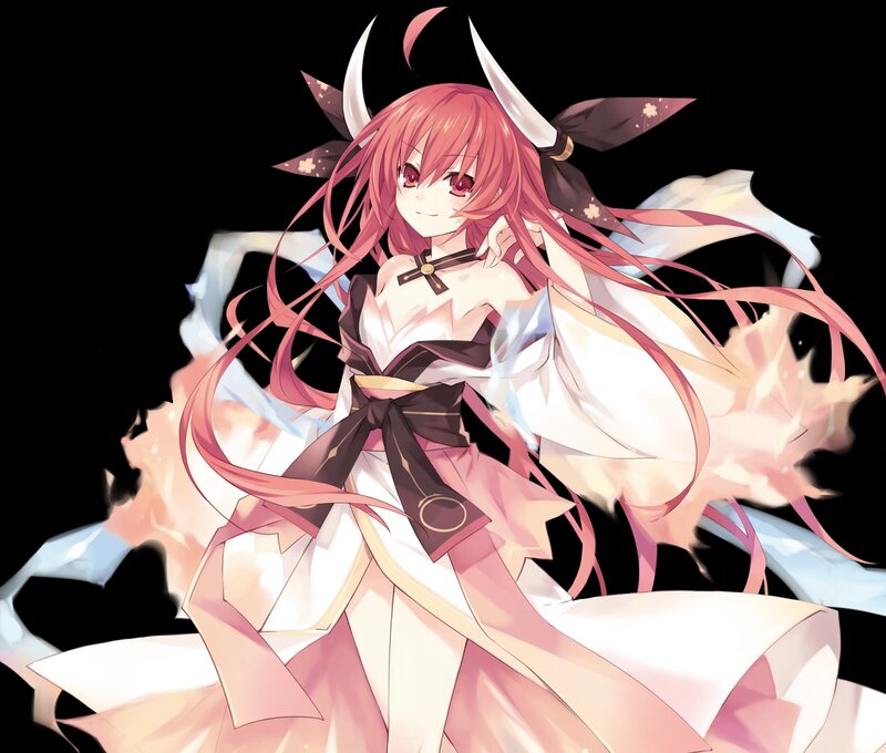 Pink-haired Anime Girl — Pink, Dramatic, Horns