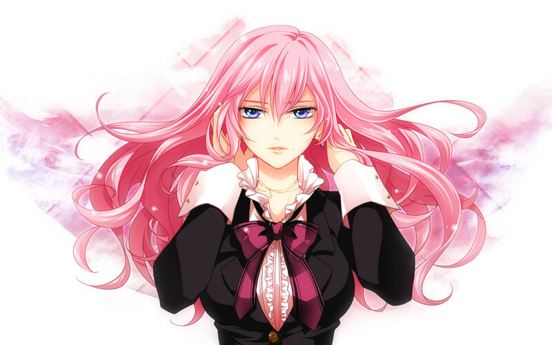 Pink-haired Anime Girl — Pink, Dramatic, Long Hair