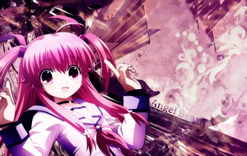 Pink-haired Anime Girl — Pink, Dramatic, Pigtails