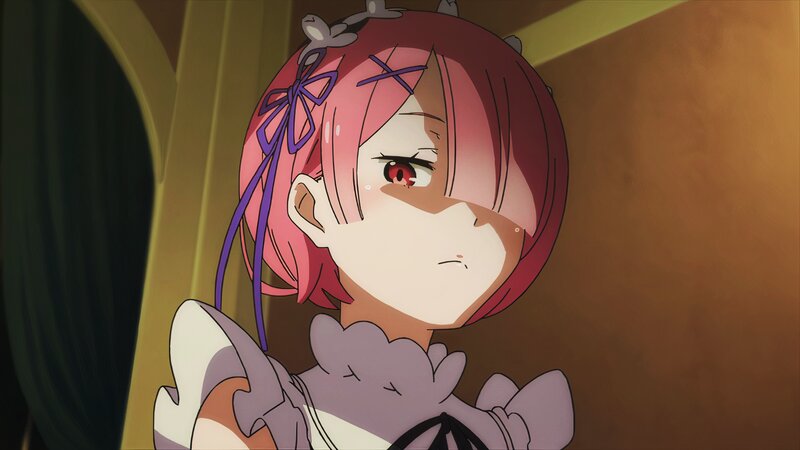 Pink-haired Anime Girl — Pink, Dramatic, Purple Bow