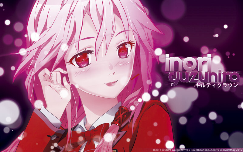 Pink-haired Anime Girl — Pink, Dreamy, Night, Red Eyes