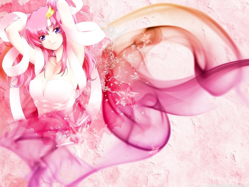 Pink-haired Anime Girl — Pink, Dreamy, Ribbons