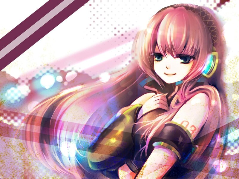 Pink-haired Anime Girl — Pink, Energetic