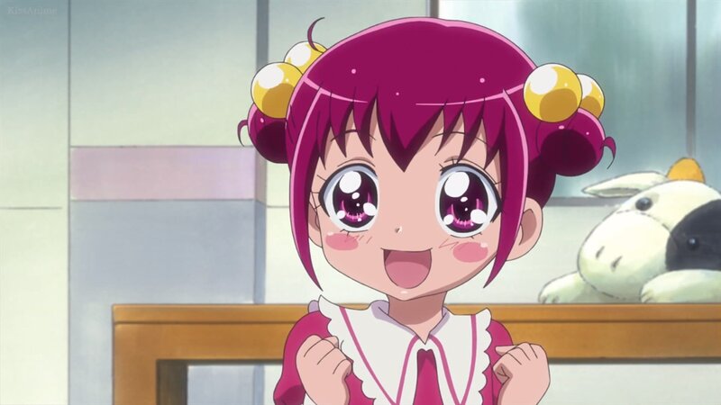 Pink-haired Anime Girl — Pink, Happy, Stuffed Animal