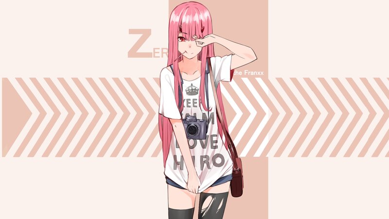 Pink-haired Anime Girl — Pink, Neutral, Camera