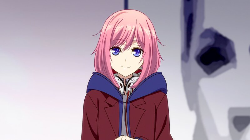 Pink-haired Anime Girl — Pink, Neutral, Headphones