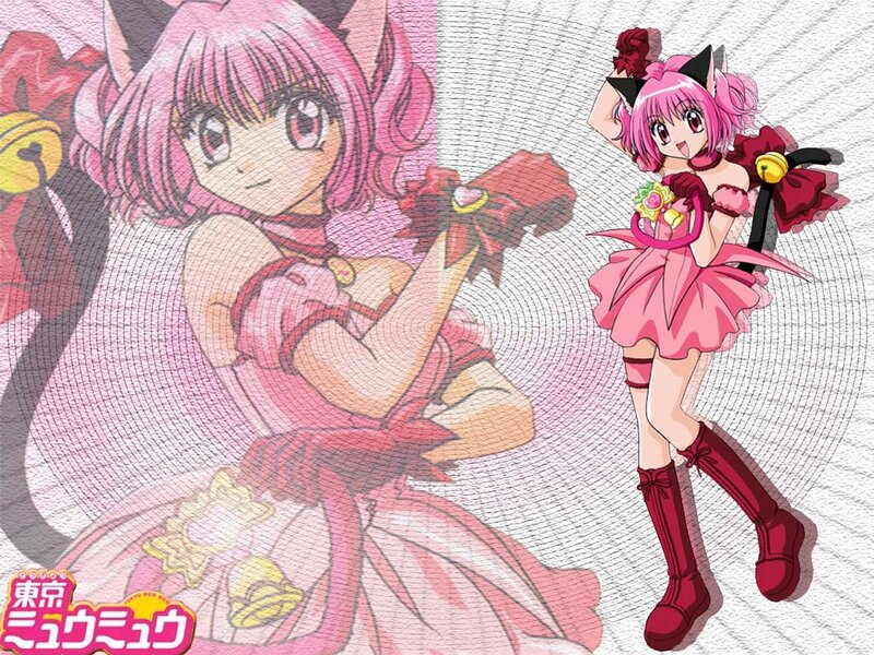 Pink-haired Anime Girl — Pink, Playful, Cat Ears, Red Boots