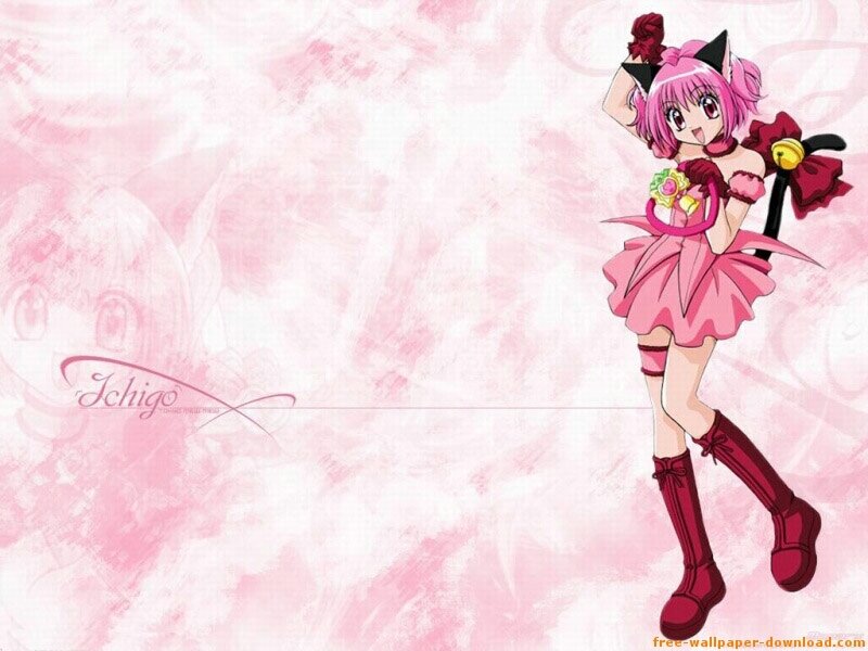 Pink-haired Anime Girl — Pink, Playful, Cat Ears, Sword