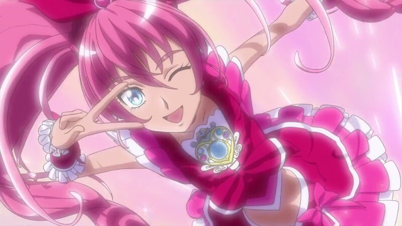Pink-haired Anime Girl — Pink, Playful, Magic