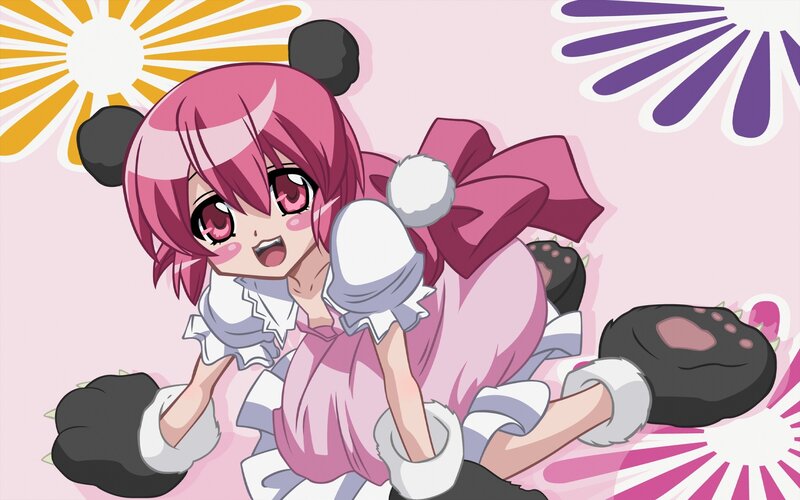 Pink-haired Anime Girl — Pink, Playful, Morning