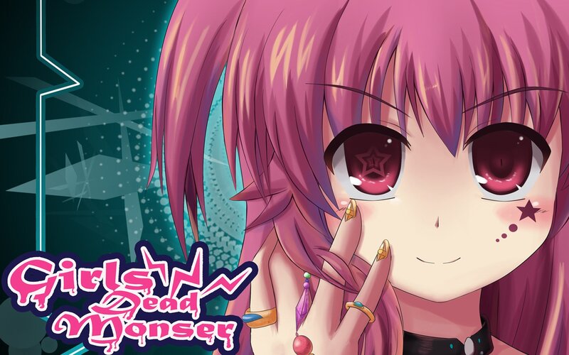Pink-haired Anime Girl — Pink, Playful, Night, Star-shaped Eyes