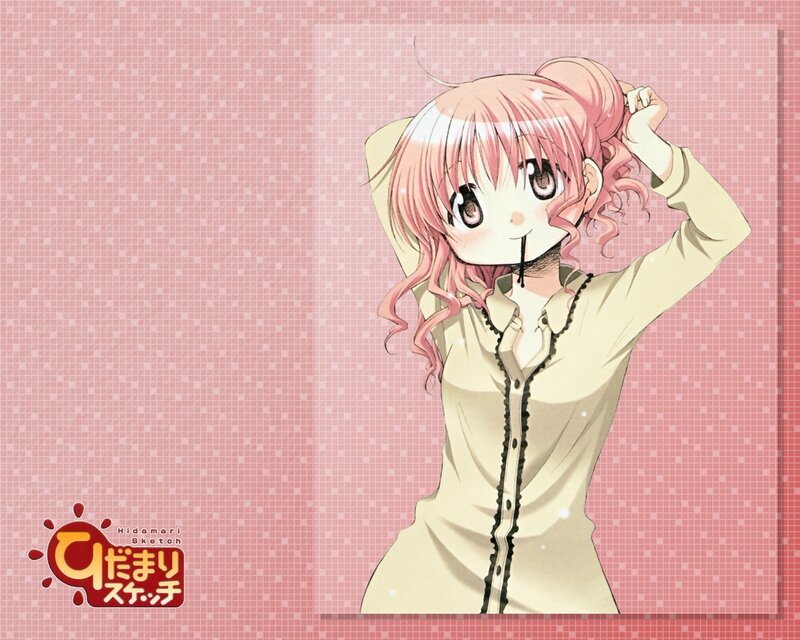Pink-haired Anime Girl — Pink, Playful, Shirt