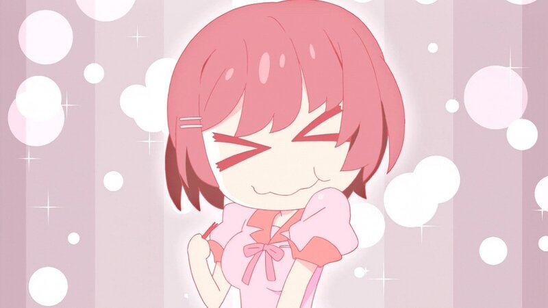 Pink-haired Anime Girl — Pink, Playful, Sparkles
