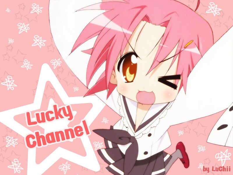 Pink-haired Anime Girl — Pink, Playful, Star Pattern