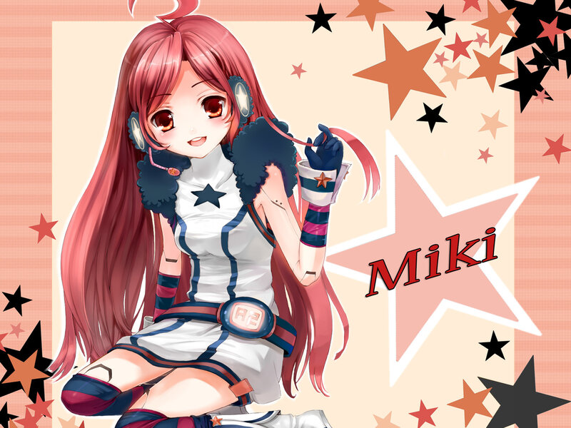 Pink-haired Anime Girl — Pink, Playful, Stars