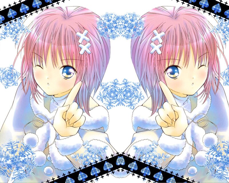 Pink-haired Anime Girl — Pink, Playful, Winter, Manga