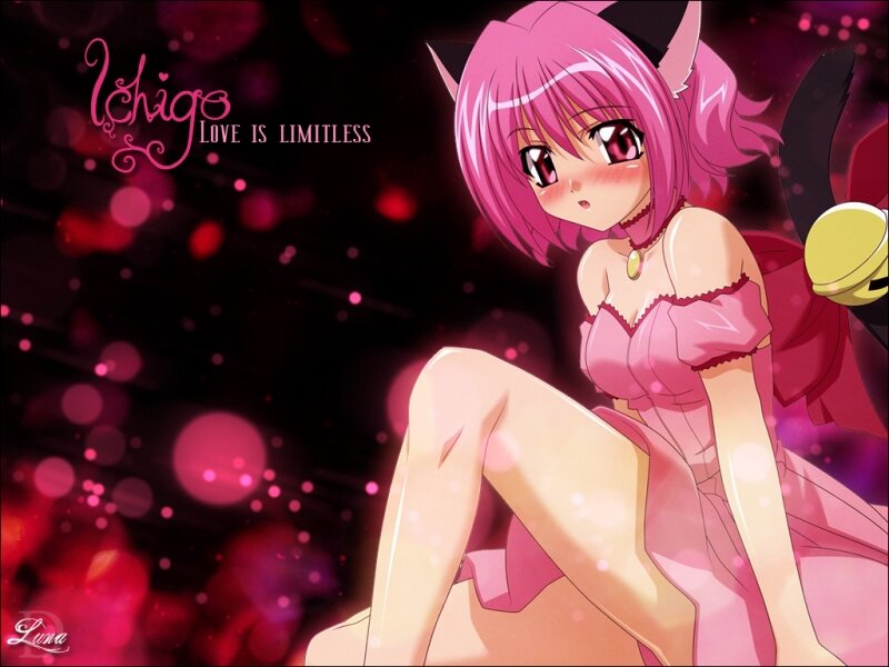 Pink-haired Anime Girl — Pink, Romantic