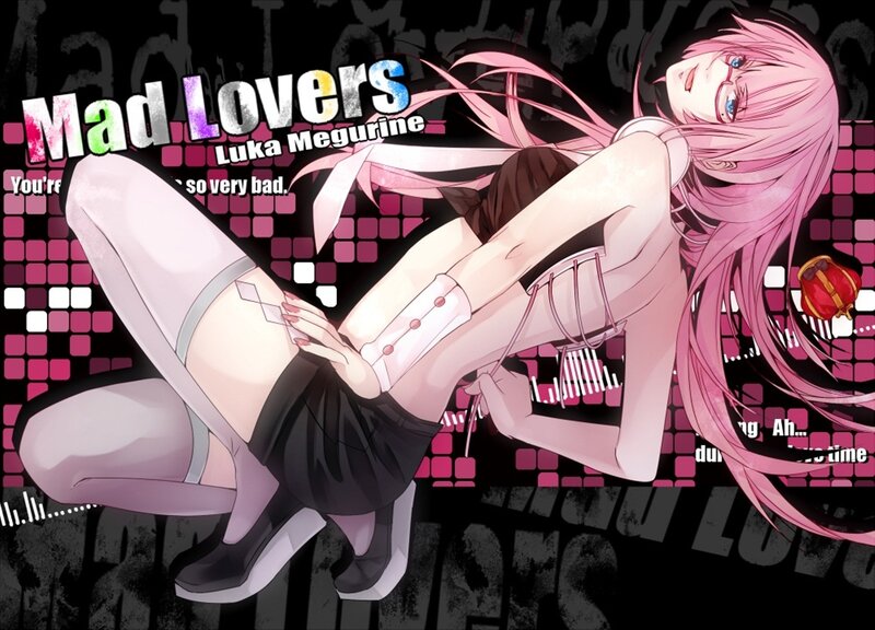 Pink-haired Anime Girl — Pink, Seductive