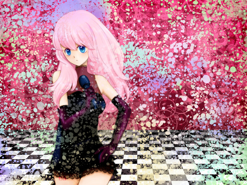 Pink-haired Anime Girl — Pink, Vibrant