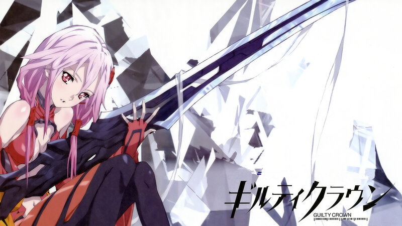 Pink-haired Anime Girl — Purple, Dramatic, Sword, Shattered Glass