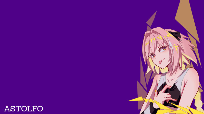 Pink-haired Anime Girl — Purple, Dramatic, Yellow Lightning