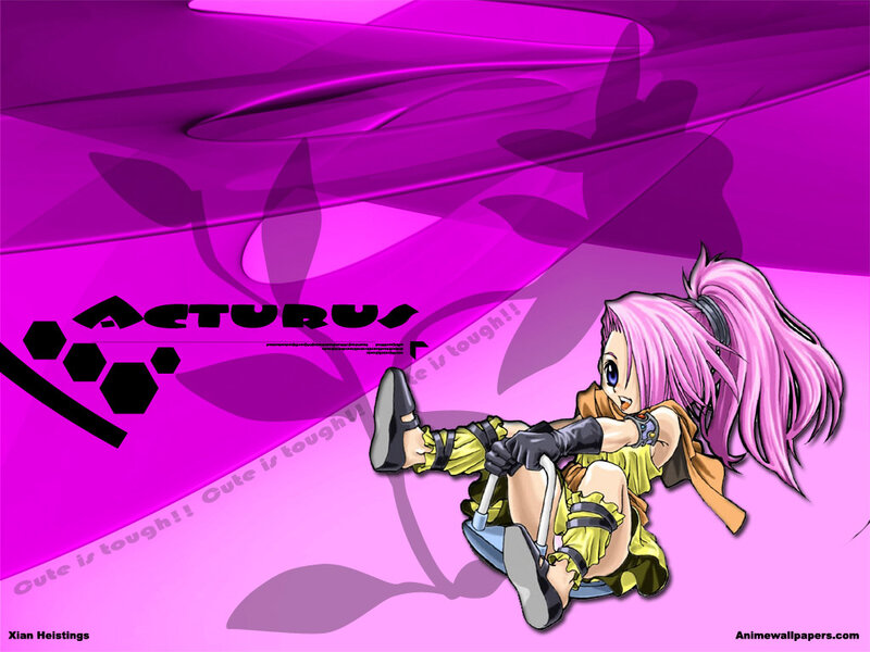 Pink-haired Anime Girl — Purple, Dynamic