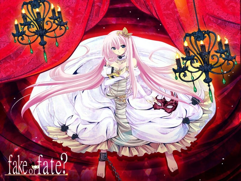 Pink-haired Anime Girl — Red, Dramatic