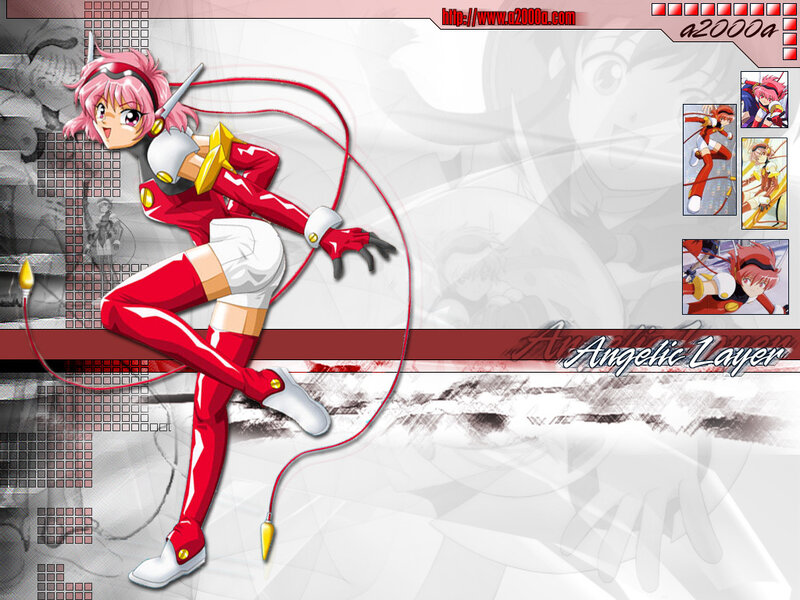 Pink-haired Anime Girl — Red, Dynamic