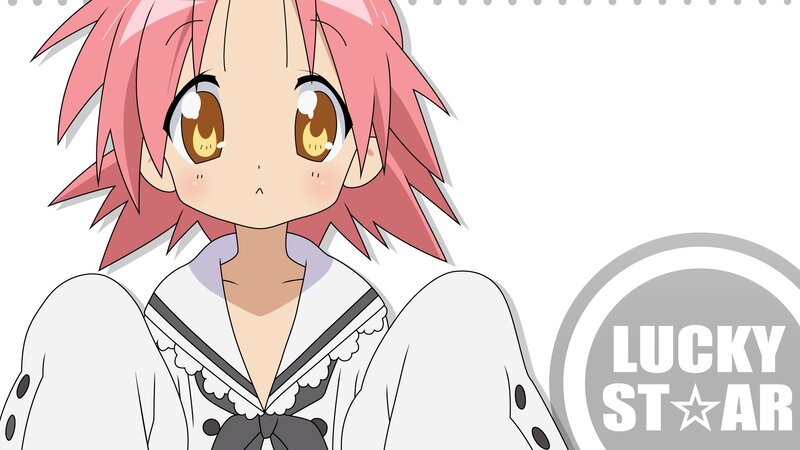 Pink-haired Anime Girl — White, Innocent
