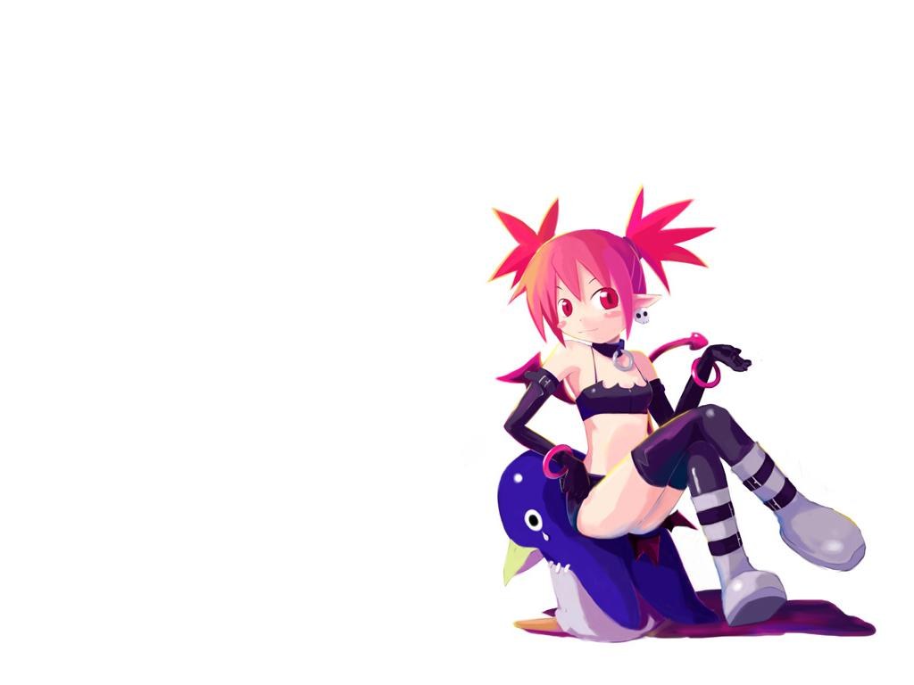 pink-haired anime girl with bird