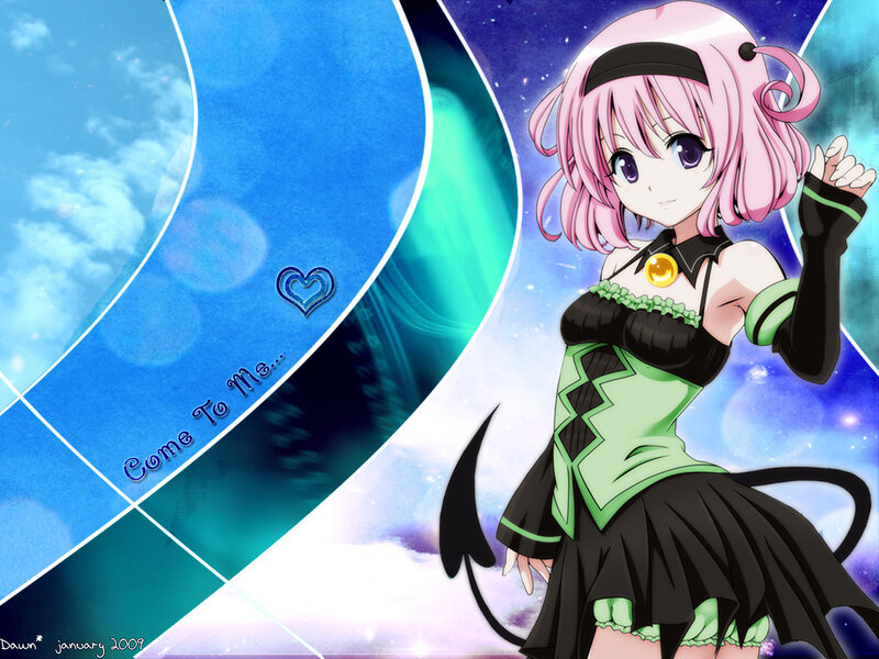 pink-haired anime girl with cat ears