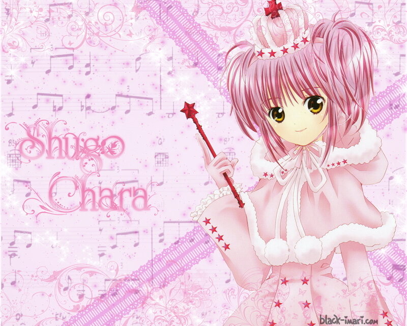 Pink-haired anime girl with wand