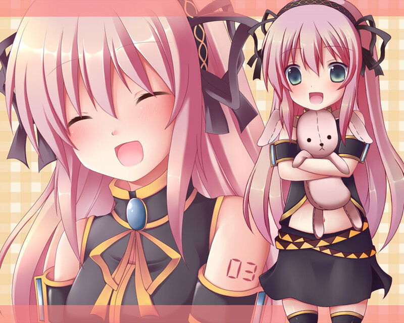 pink-haired anime girls